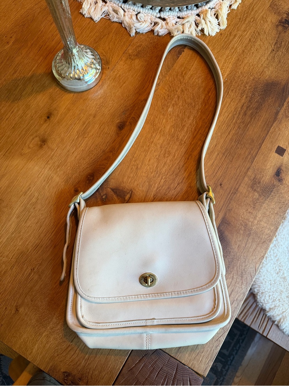 Vintage Coach Bone RAMBLER Legacy Bag